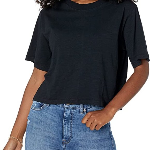 The Drop Women's Sydney Short-sleeve Cropped Crew Neck T-shirt - Picture 2 of 4